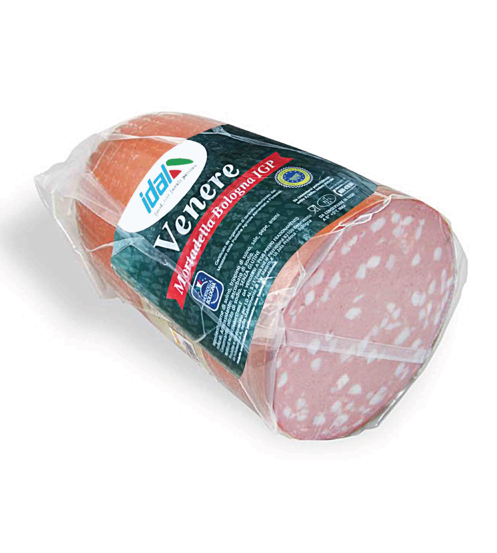 Mortadella Venere IGP di Bologna senza pistacchio 13kg IDAL
