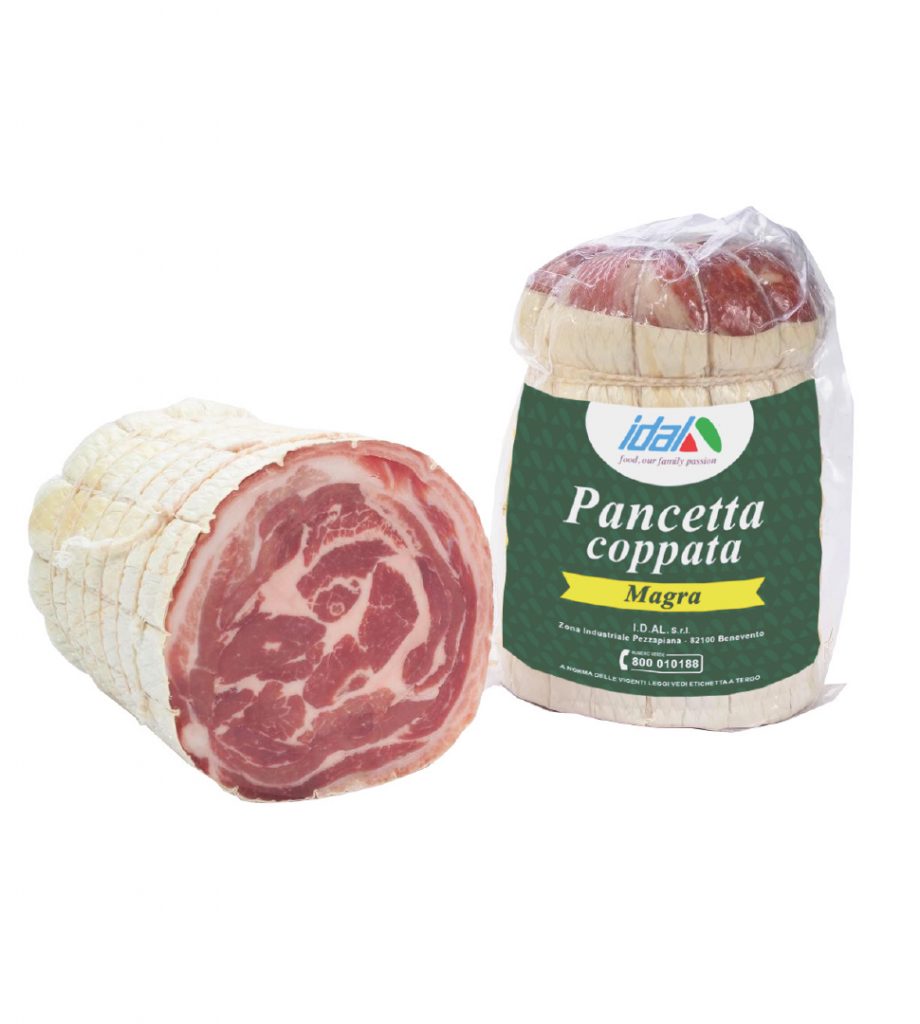 Pancetta Coppata Magra 2,0Kg 2,5Kg IDAL