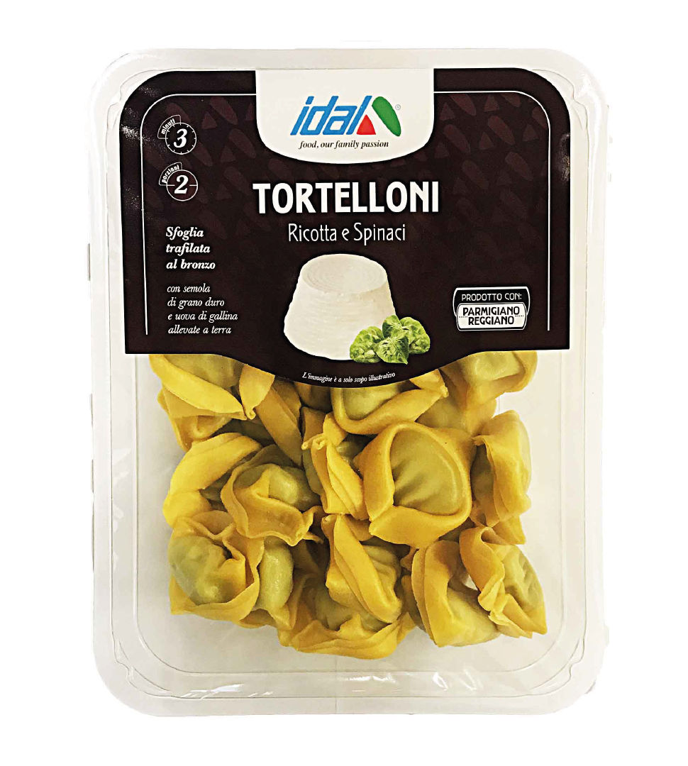 Tortelloni with ricotta, spinach and Parmigiano Reggiano 200g – IDAL